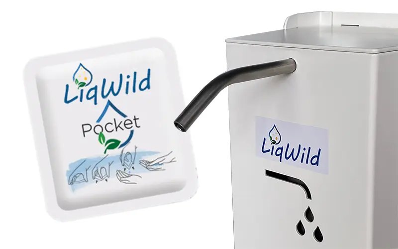 Dispenser LiqWild pour gel hydroalcoolique