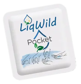 Dispenser Pocket Dose individuelle de gel hydroalcoolique LiqWild